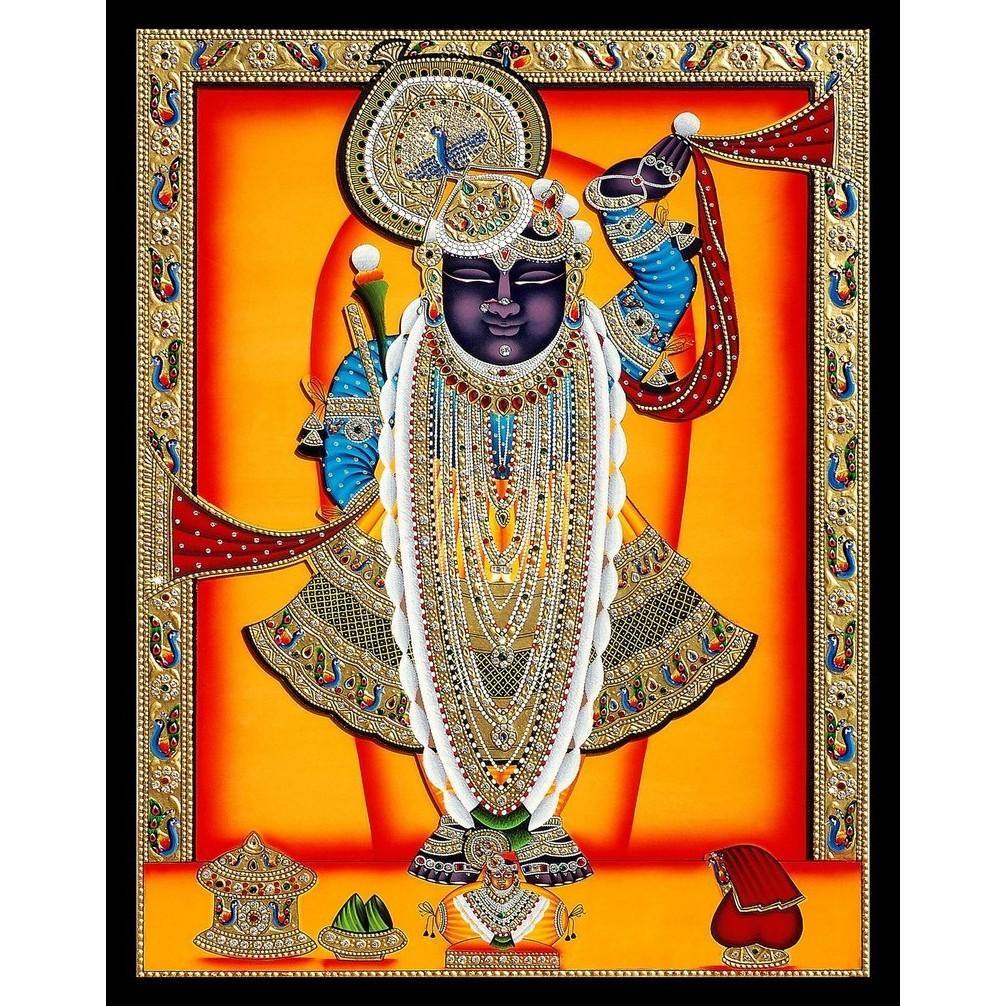 Shreenathji Darshan 1, God Art, Indian Traditional Art, Cultural ...
