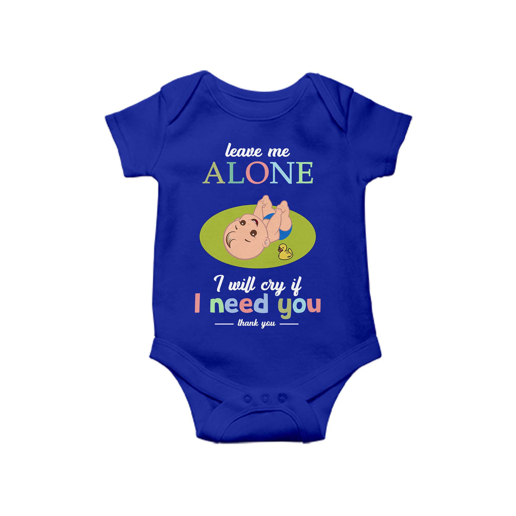 Leave me alone, Baby One Piece, Funny Baby Romper, Baby Romper