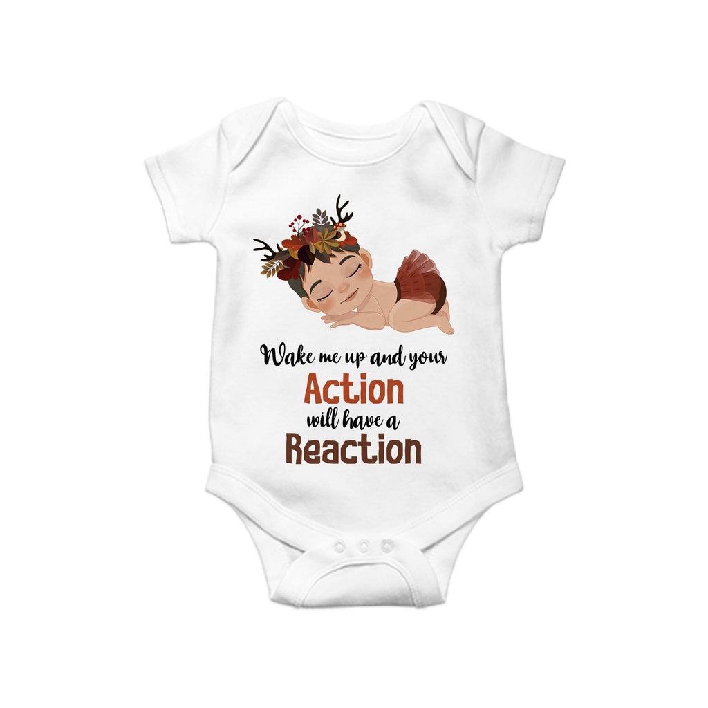 Wake me up, Baby One Piece, Funny Baby Romper, Baby Romper