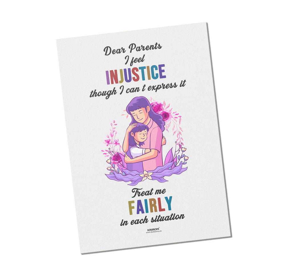 I feel Injustice, Parenting Guide Poster, Parenting Tips, Motherhood Tips, Parenting Quotes, Kids Room Decor