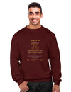 Origin of Pi Sweatshirt, Sanskrit Sweatshirt, Sanjeev Newar®