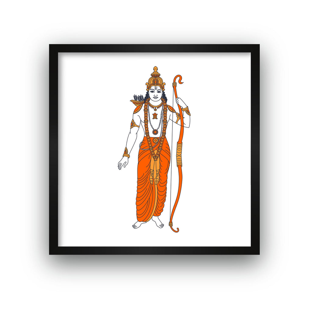 Jai Shri Ram, Shri Ram wall art, Inspiring Prayer