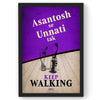 Keep Walking - Ashantosh Se Unnati Tak, Inspirational Quote Wall Art, Success Quote, Motivational Quote Poster