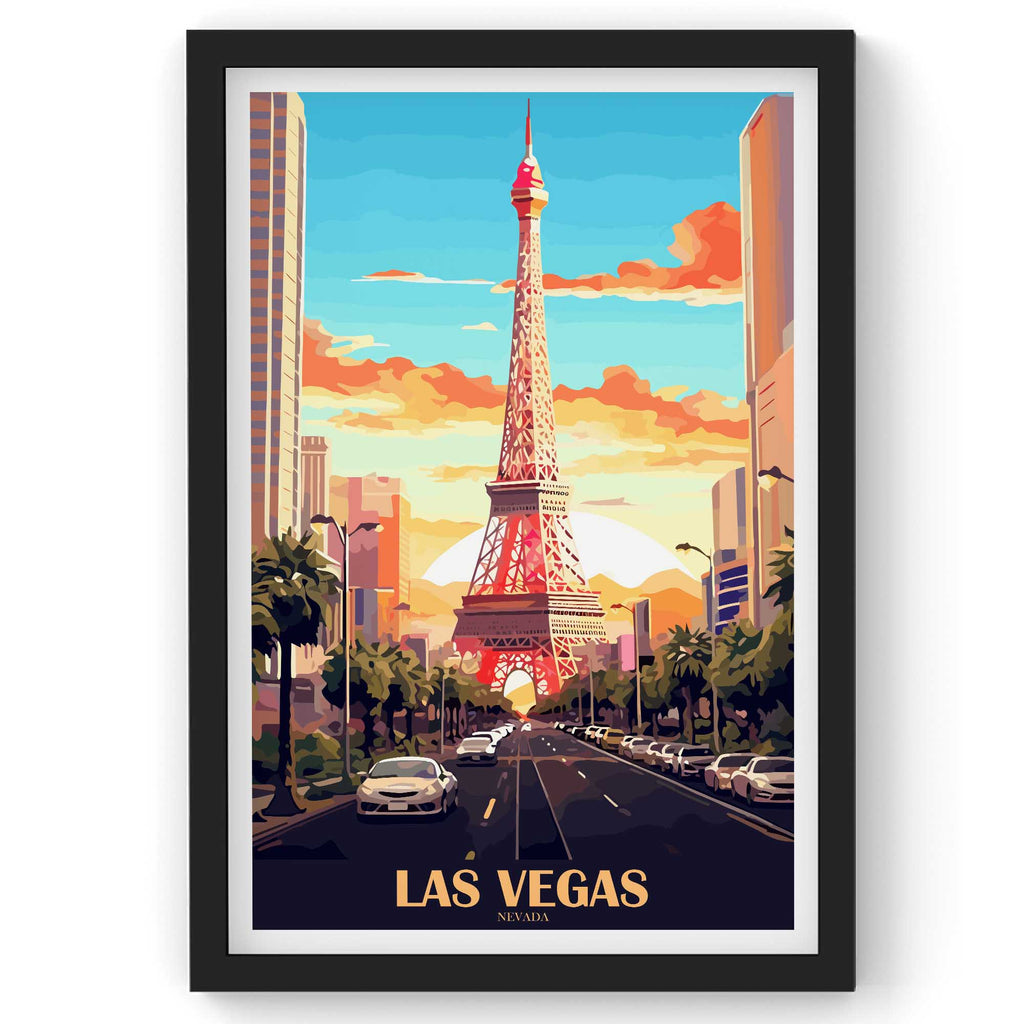 Las Vegas City wall Art, Nevada Travel Print, Vintage Travel Poster, Country Poster, Country Print