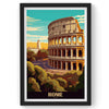 Rome City wall Art, Italy Travel Print, Vintage Travel Poster, Country Poster, Country Print