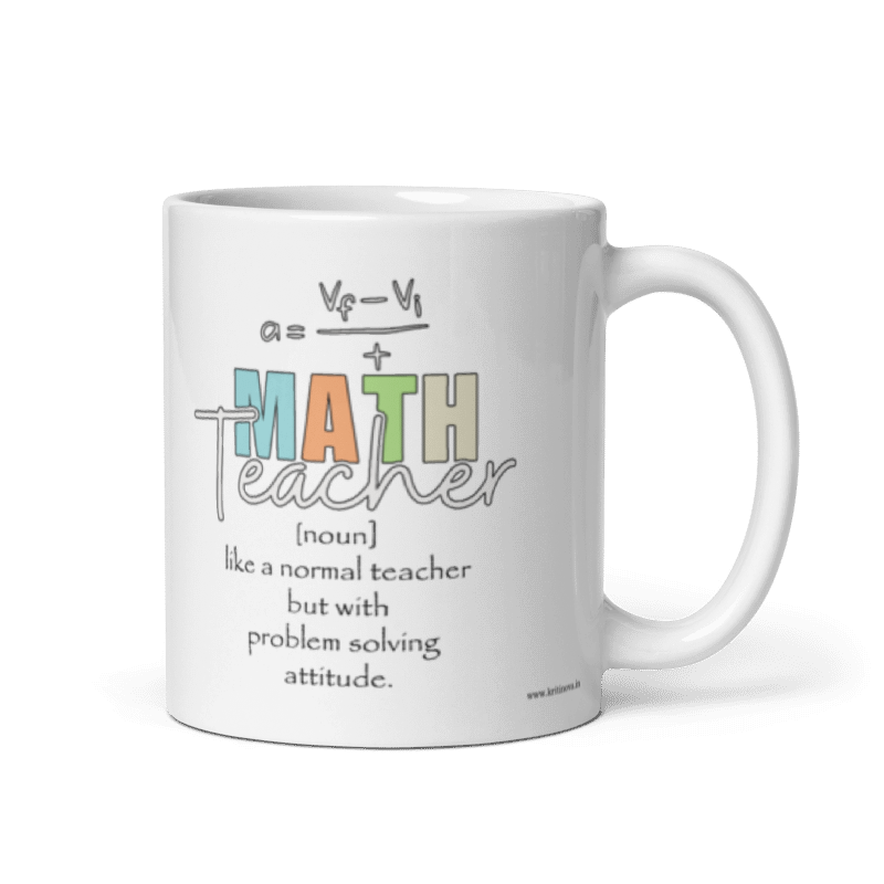 Math teacher, Funny Math Mug, Educational Mug, 11OZ Mug