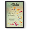 Make me Fearless, Atharvaveda Mantra, Sanskrit Art, Sanskrit Mantra Wall Art, Sanskrit Poster, Inspiring Sanskrit Quote