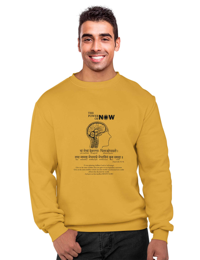 The Power of Now Sweatshirt, Sanskrit Sweatshirt, Sanjeev Newar®