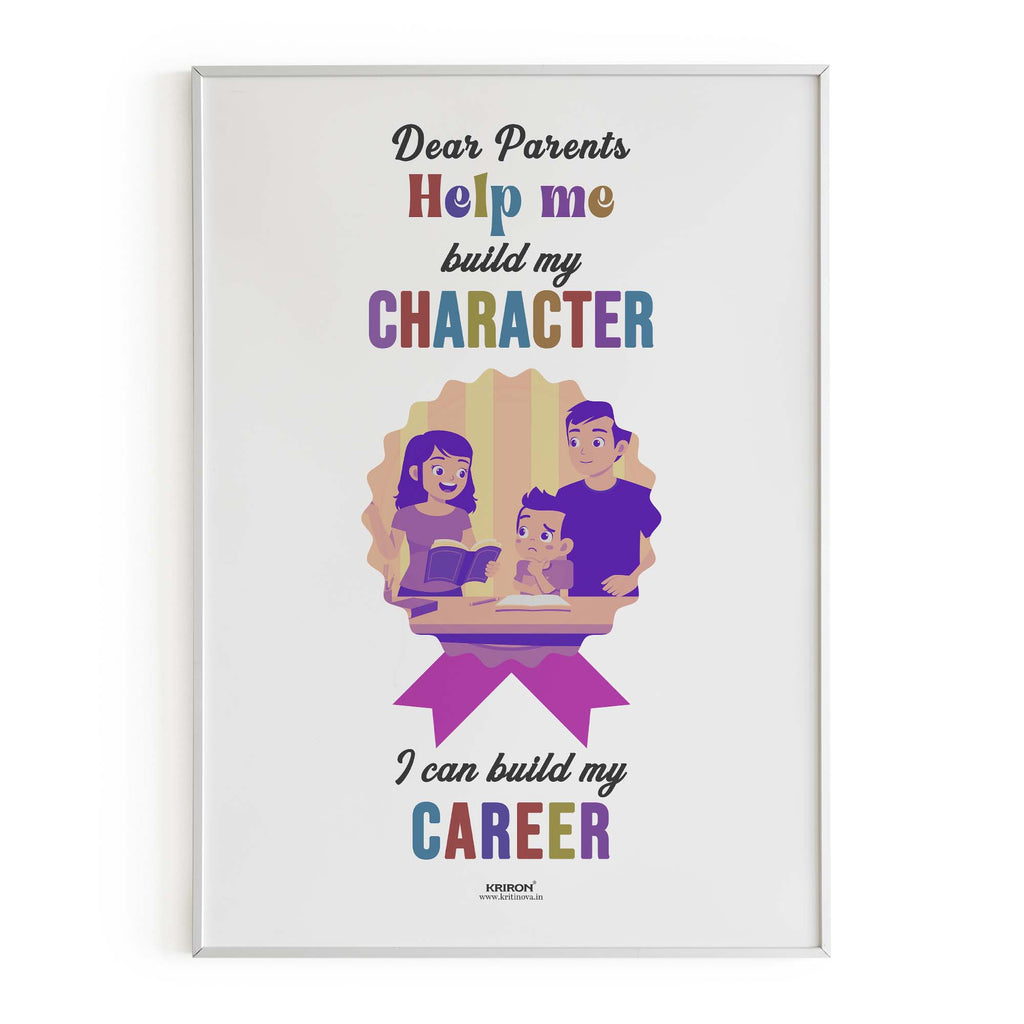 Help me build my Character, Parenting Guide Poster, Parenting Tips, Motherhood Tips, Parenting Quotes, Kids Room Decor