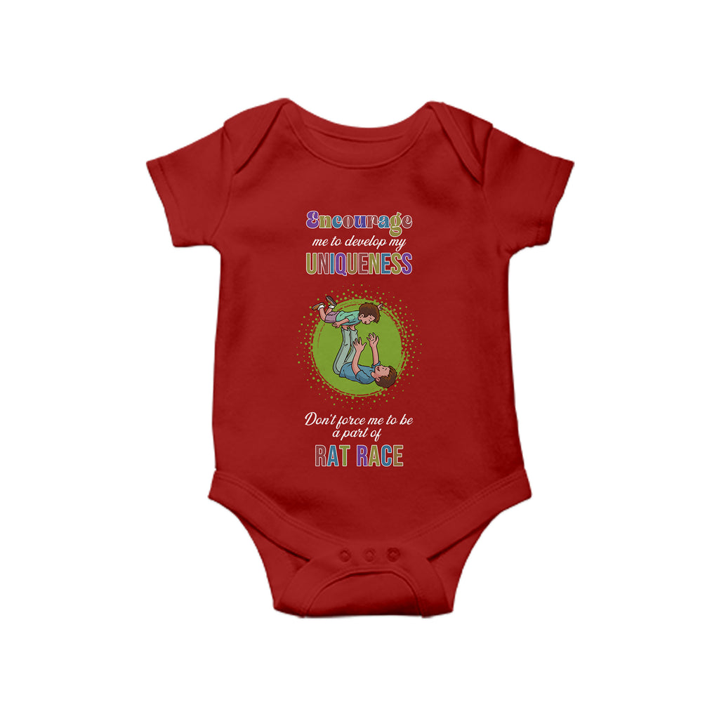 Encourage me to Develop, Baby One Piece, Funny Baby Romper, Baby Romper