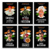 VIRANJALI, Set of 6 Indian Freedom Fighter Wall Art, Patriotic Wall Art, Gift for Patriot
