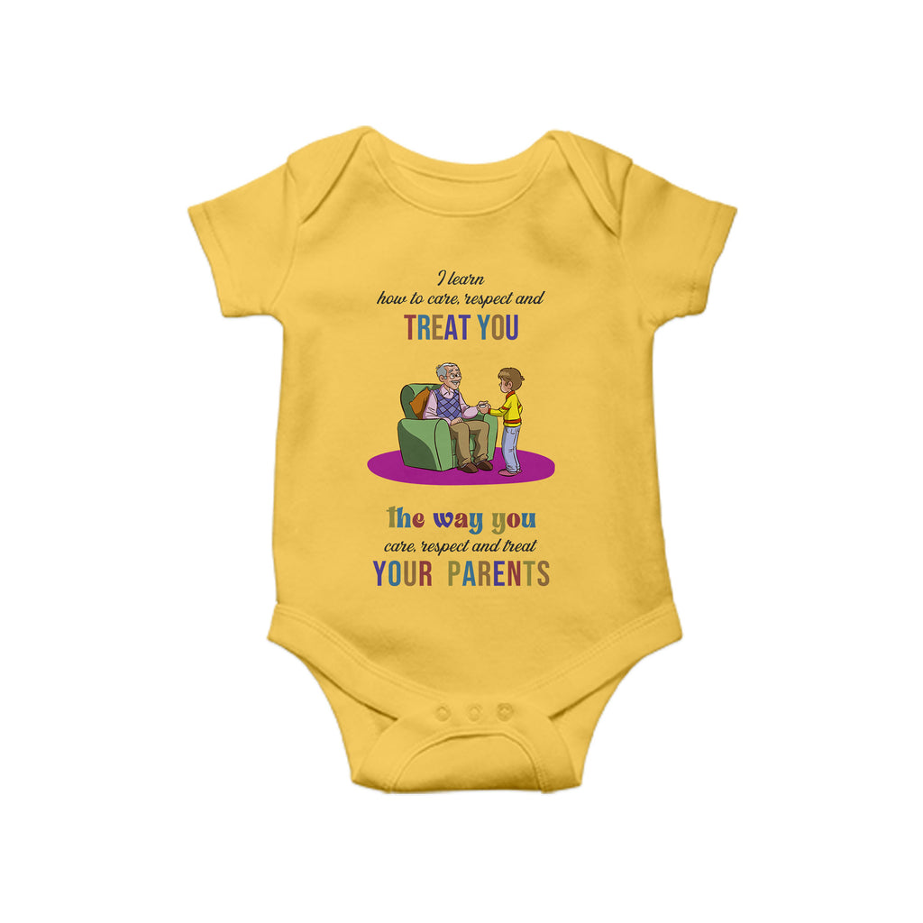 I learn how to Care, Baby One Piece, Funny Baby Romper, Baby Romper