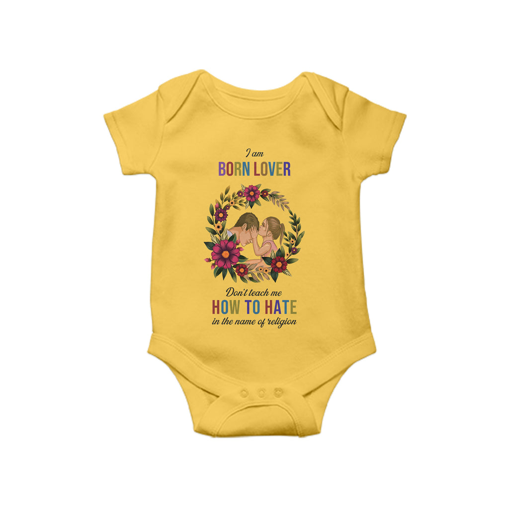 I am born Lover, Baby One Piece, Funny Baby Romper, Baby Romper