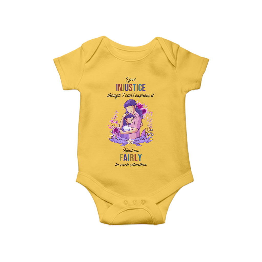 I feel Injustice, Baby One Piece, Funny Baby Romper, Baby Romper