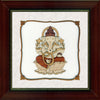 Ganpati Wood Carving Wall Art, Wood Carving Frame, 3D Wall Art