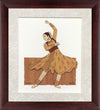 Kathak Wood Carving Wall Art, Wood Carving Frame, 3D Wall Art