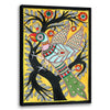 Bird on Tree, Madhubani Art-2, Mithila Painting, Indian Traditional Art, Cultural Gift, Tribal Artwork