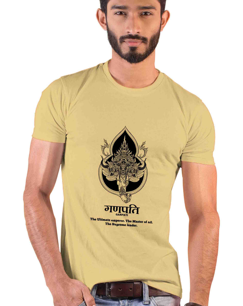 Ganpati T-shirts Polyester Ganpati fastival T-SHIRTS at Rs 250 in Meerut