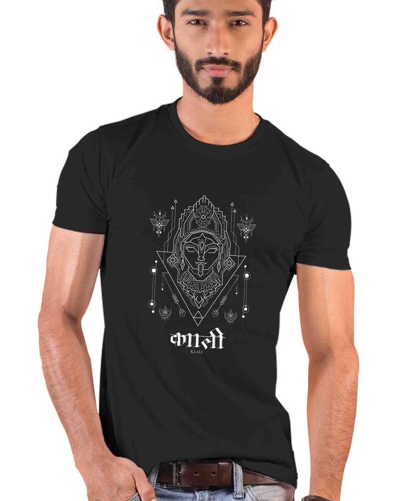 Maa Kaali, Sanskrit T-shirt, Sanjeev Newar®