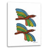 Two Birds, Gond Art, Indian Traditional Art, Cultural Gift, Tribal Artwork