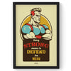 Being Strong, Inspirational Quote Wall Art, Success Quote, Motivational Quote Poster