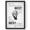 You can be Best, Inspirational Quote Wall Art, Success Quote, Motivational Quote Poster