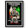 Freedom Is Not Free Quote Frame, Indian Army Frame, Armed Forces, Bravehearts, Aazadi Ka Amrit Mahotsav Frame, Gift for Soldiers, Gift for Veterans