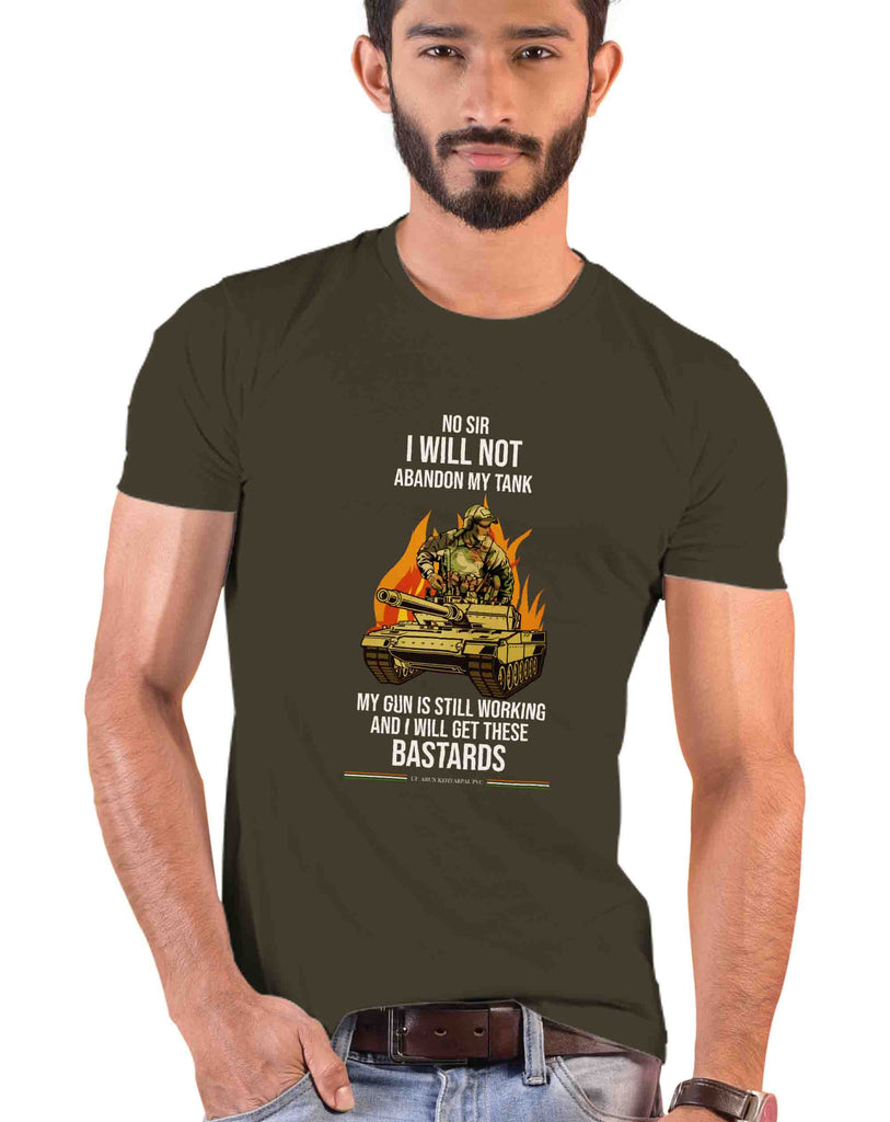 LT. ARUN KHETARPAL Quote, 'Get These Bastards' Quote Patriotic T-Shirt, Indian Army T-Shirt