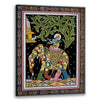 Lady Elephant with Krishna, Pattachitra Art, Indian Traditional Art, Cultural Gift, Tribal Artwork