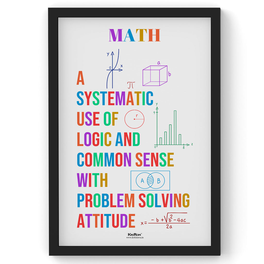 What is Math, Math Poster, Kids Room Decor, Classroom Decor, Math Wall Art