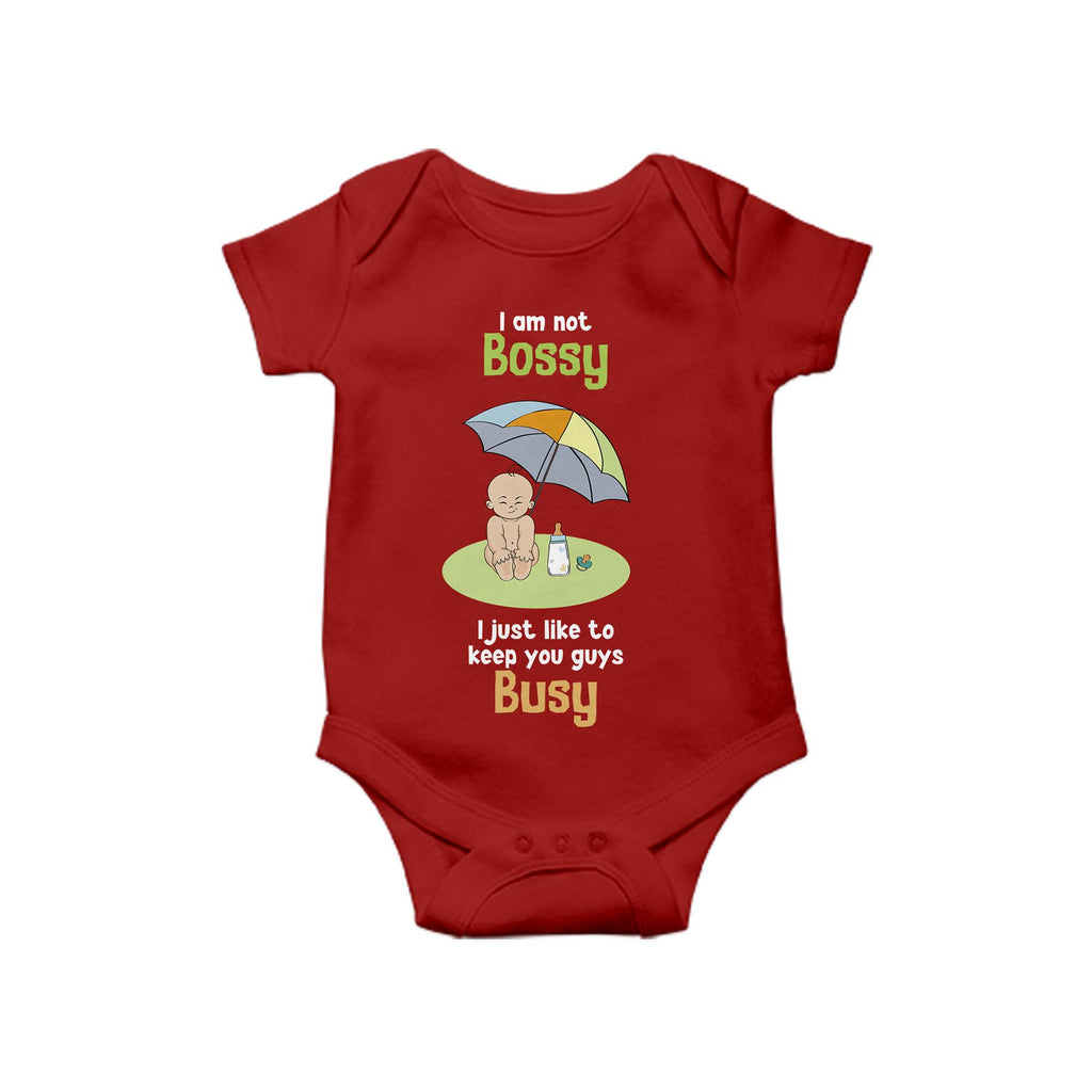 I am not Bossy, Baby One Piece, Funny Baby Romper, Baby Romper