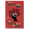 Master of your mind, Inspirational Quote Wall Art, Success Quote, Motivational Quote Poster