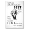 You can be best, Inspirational Quote Wall Art, Success Quote, Motivational Quote Poster