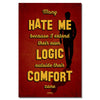 Many hate me Because, Inspirational Quote Wall Art, Sanjeev Newar Quote, Success Quote, Motivational Quote Poster