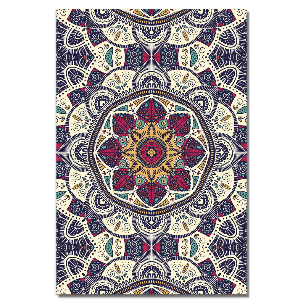 Colorful Ornamental Mandala | Rolled