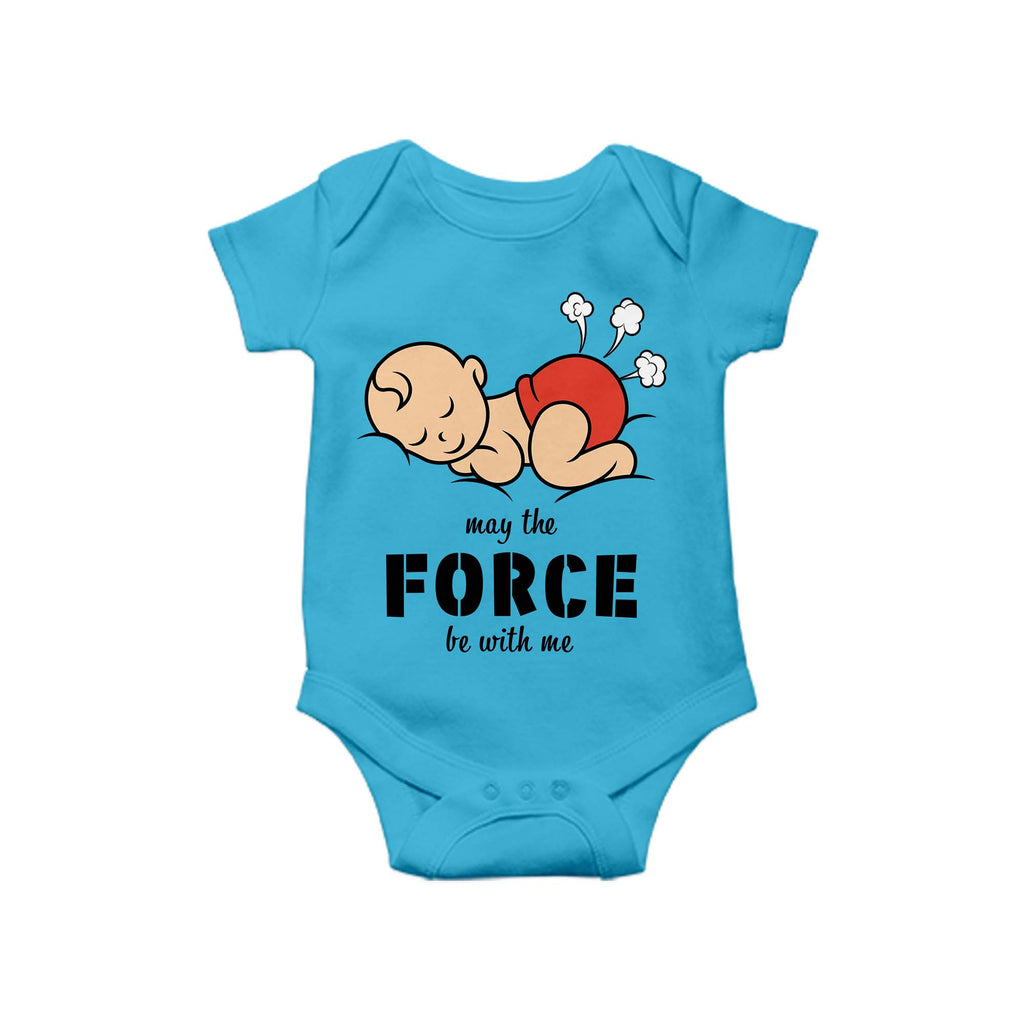 May the force, Baby One Piece, Funny Baby Romper, Baby Romper