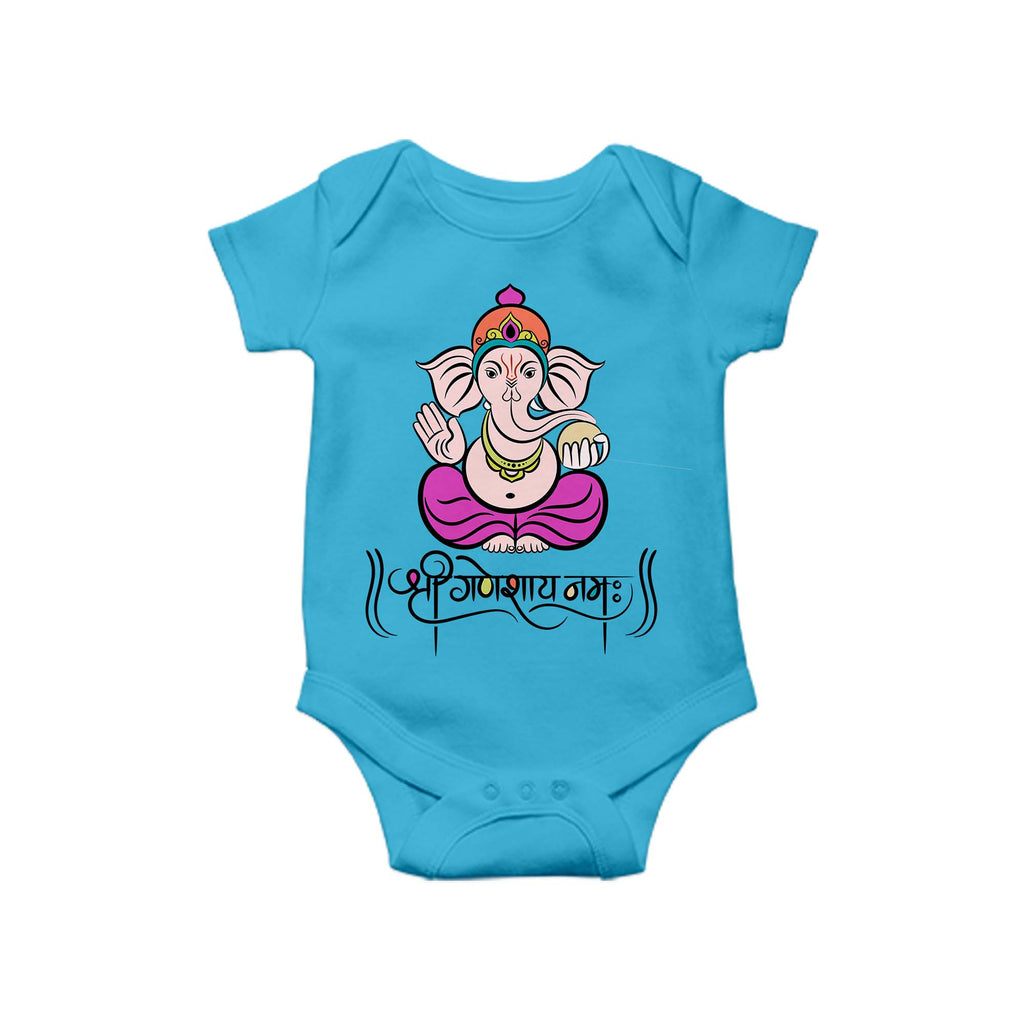 Shri Ganeshay Namah, Diwali Baby One Piece Funny Baby Romper, Baby Romper, Diwali Gift