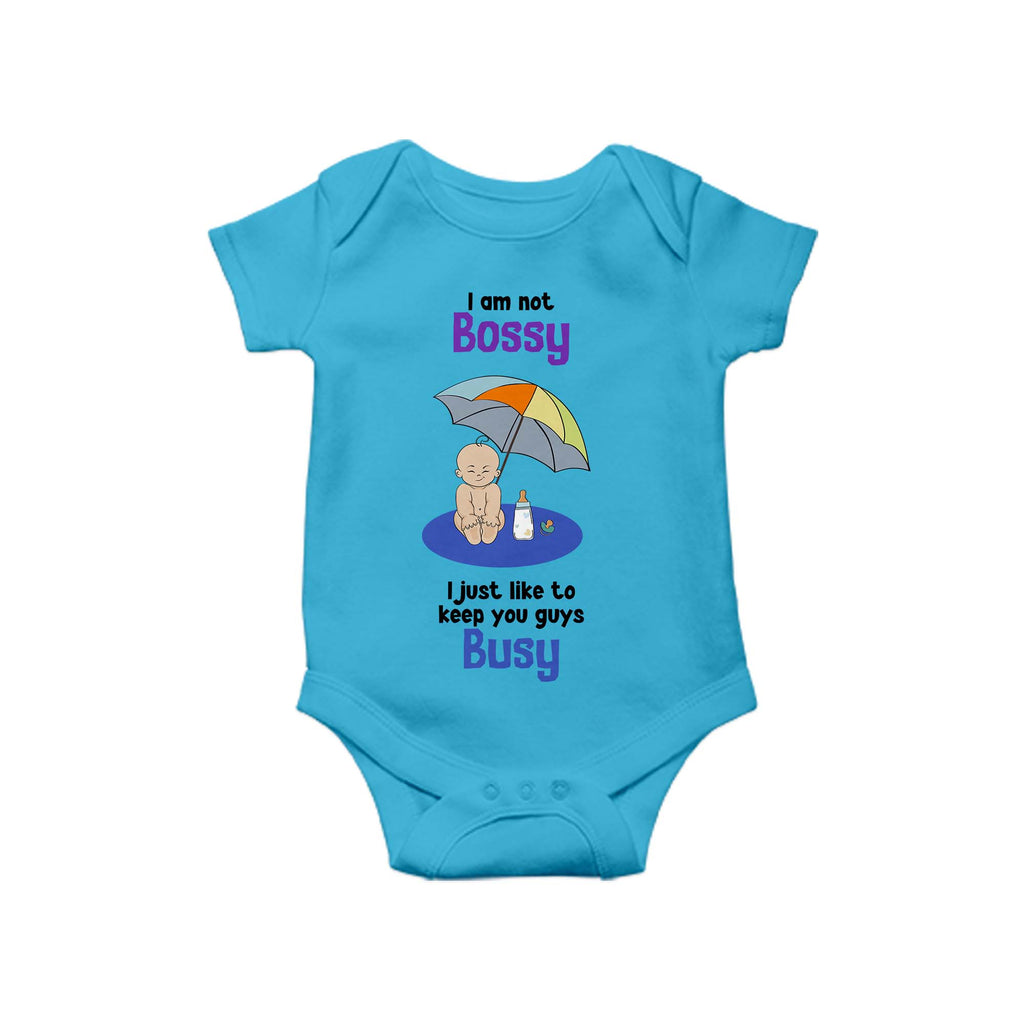 I am not Bossy, Baby One Piece, Funny Baby Romper, Baby Romper