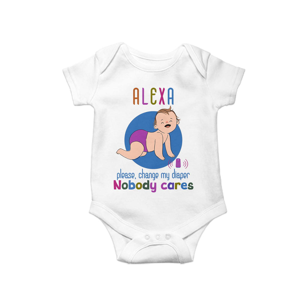 Alexa, please change my diaper , Baby One Piece, Funny Baby Romper, Baby Romper