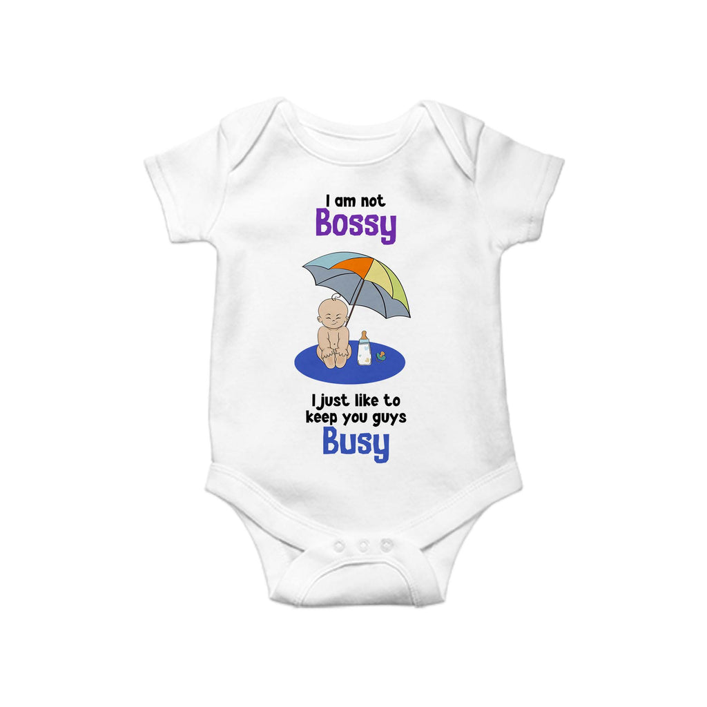 I am not Bossy, Baby One Piece, Funny Baby Romper, Baby Romper