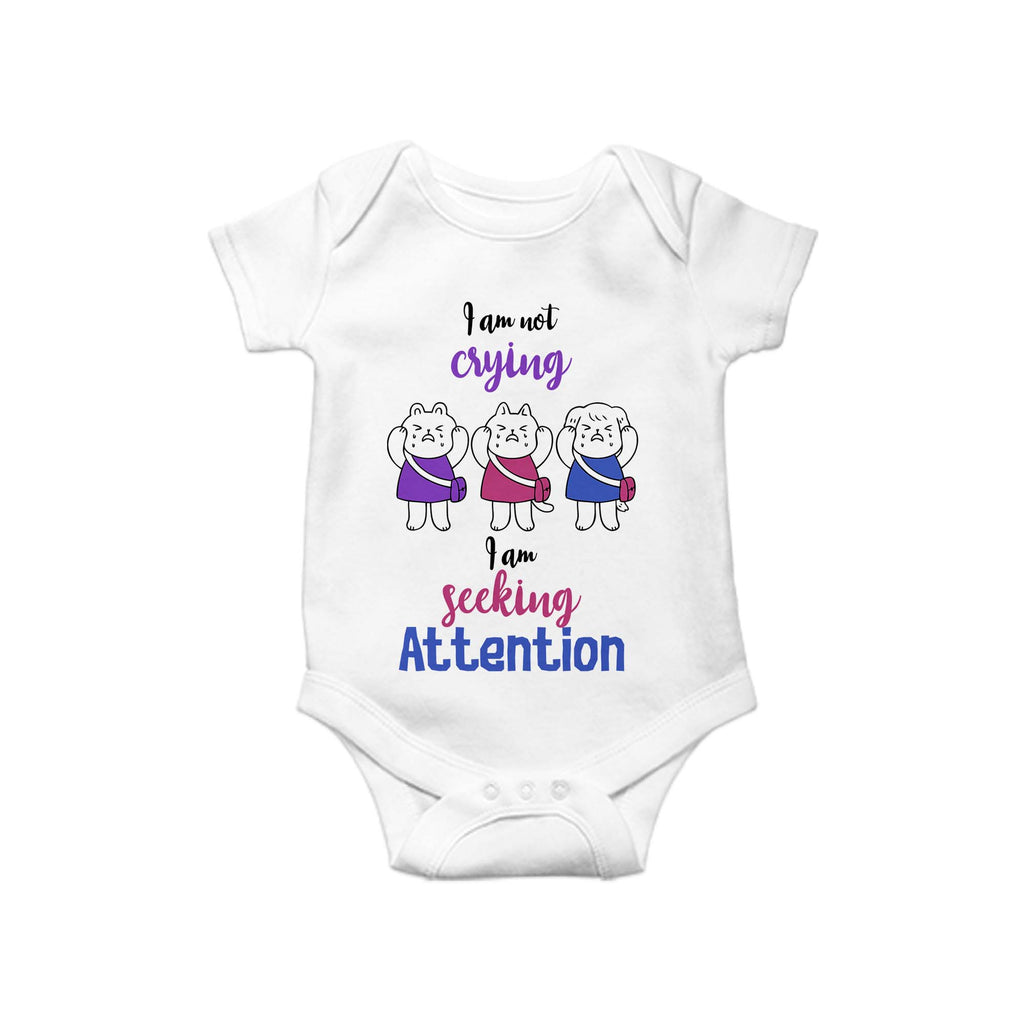 I am not crying, Baby One Piece, Funny Baby Romper, Baby Romper