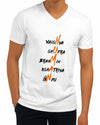 Human | V Neck, Sanskrit T-shirt