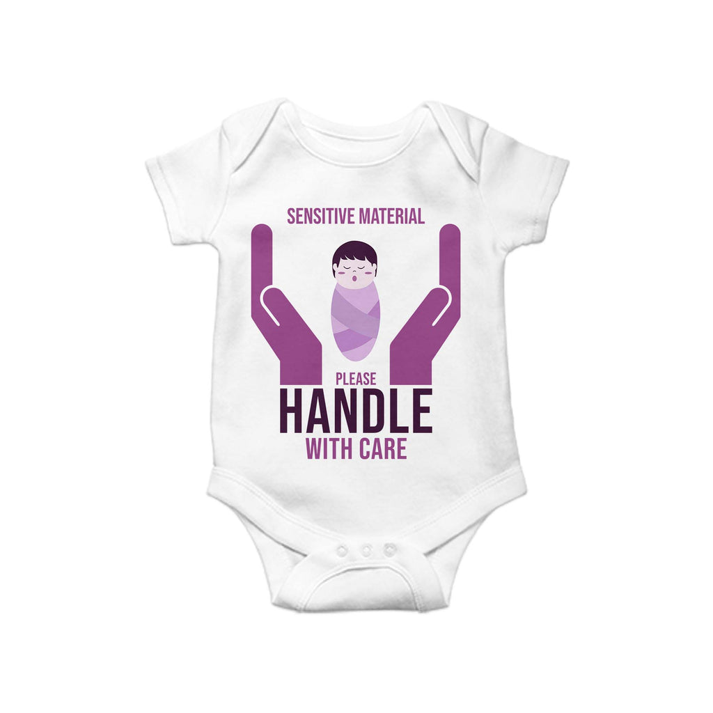Handle with Care, Baby One Piece, Funny Baby Romper, Baby Romper, Gift for new born