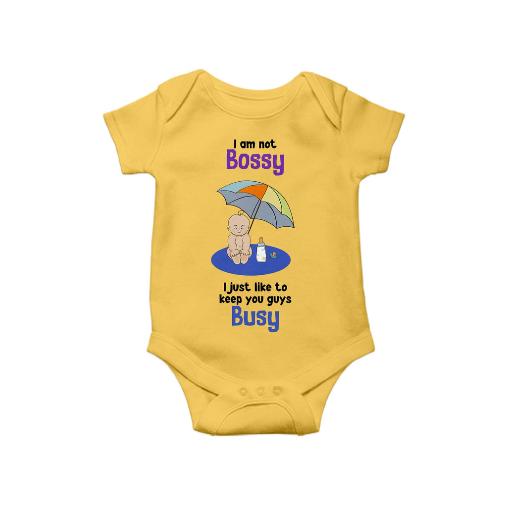 I am not Bossy, Baby One Piece, Funny Baby Romper, Baby Romper