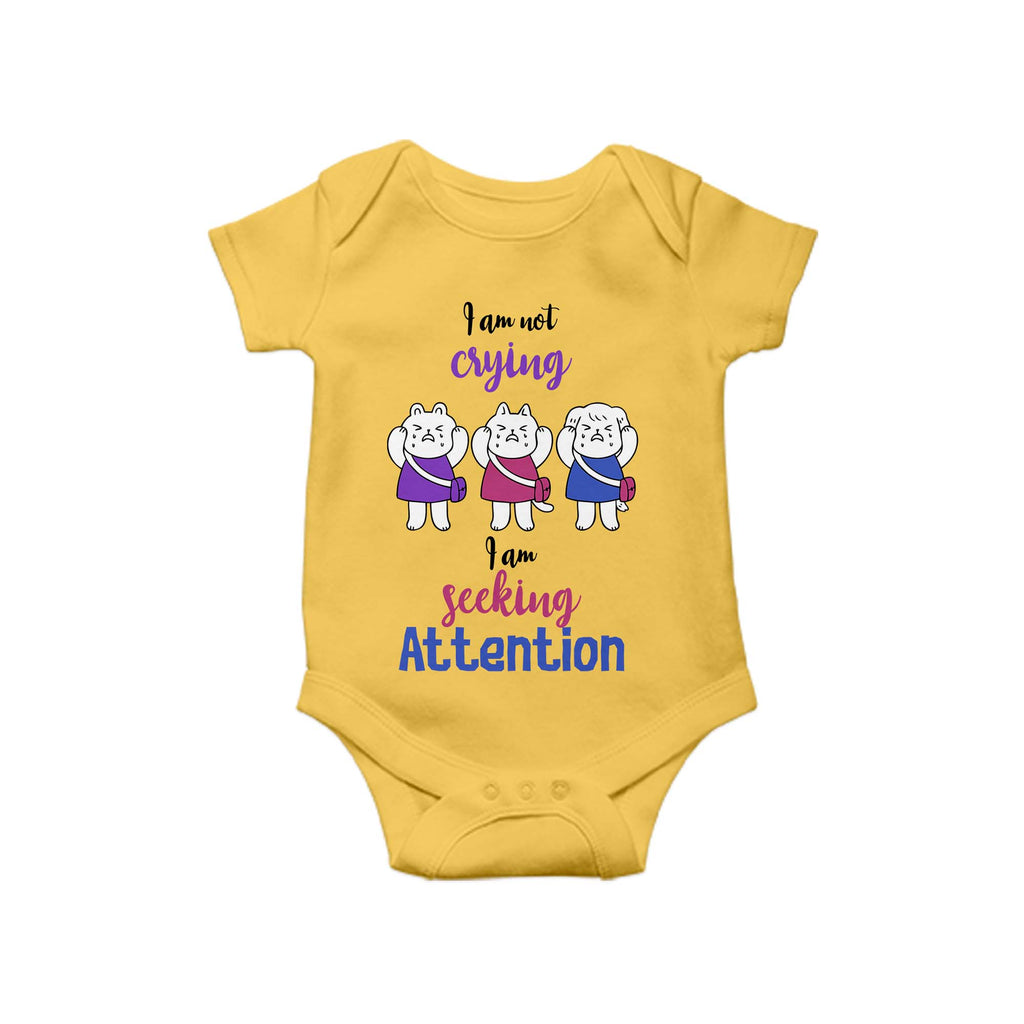 I am not crying, Baby One Piece, Funny Baby Romper, Baby Romper
