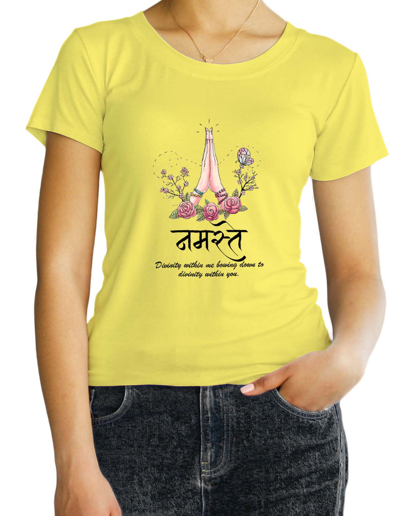 Namaste, Sanskrit T-shirt, Sanjeev Newar®